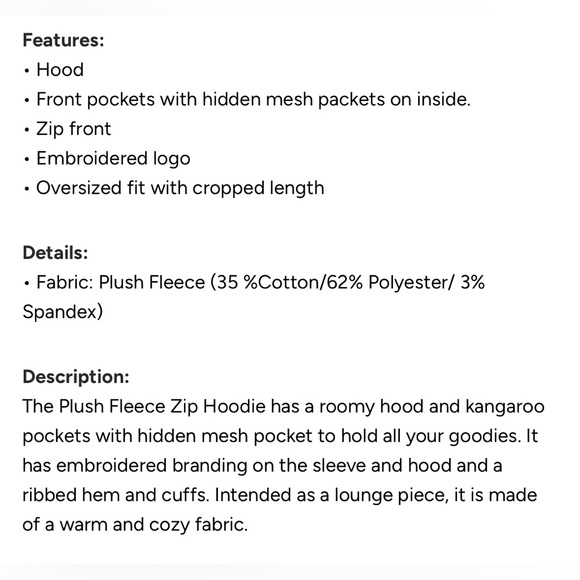 NWOT 🆕 Buffbunny Threads Plush Hoodie Frosted Sage - Picture 5 of 13